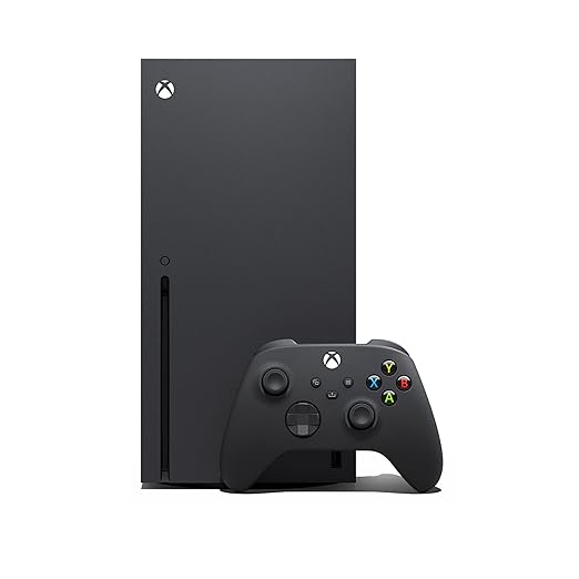 Xbox Series X - Gaming Console - 1TB SSD - Includes Wireless Controller - 4K Gaming - 120FPS - Carbon Black