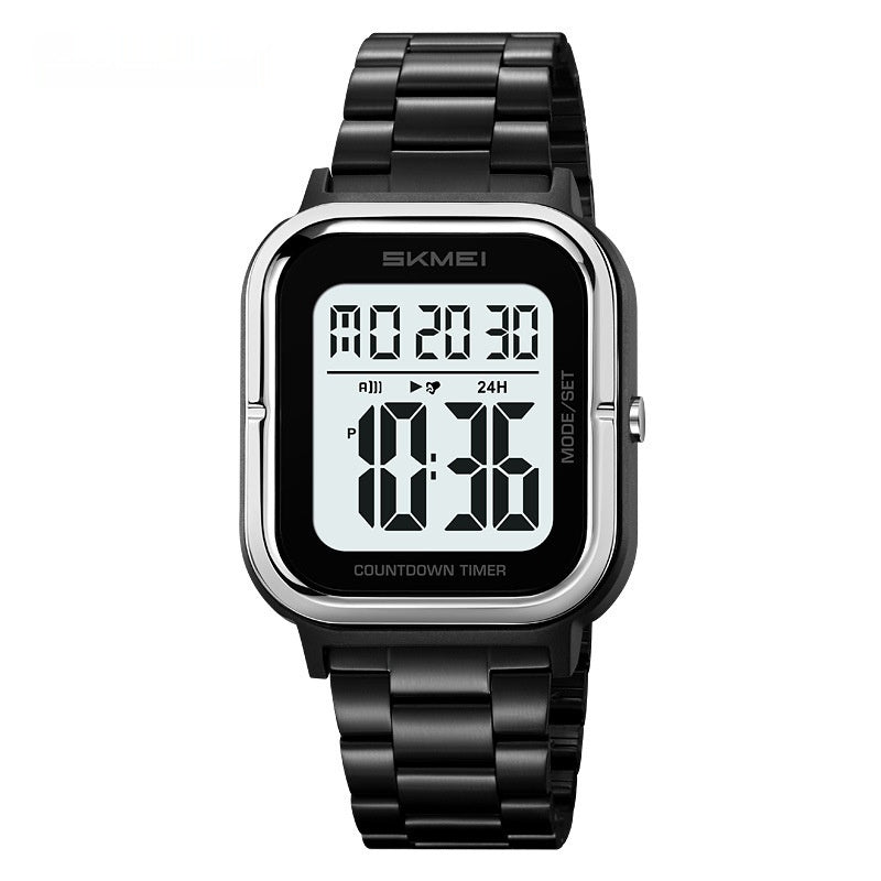 Montre lumineuse numérique électronique simple pour homme Skmei