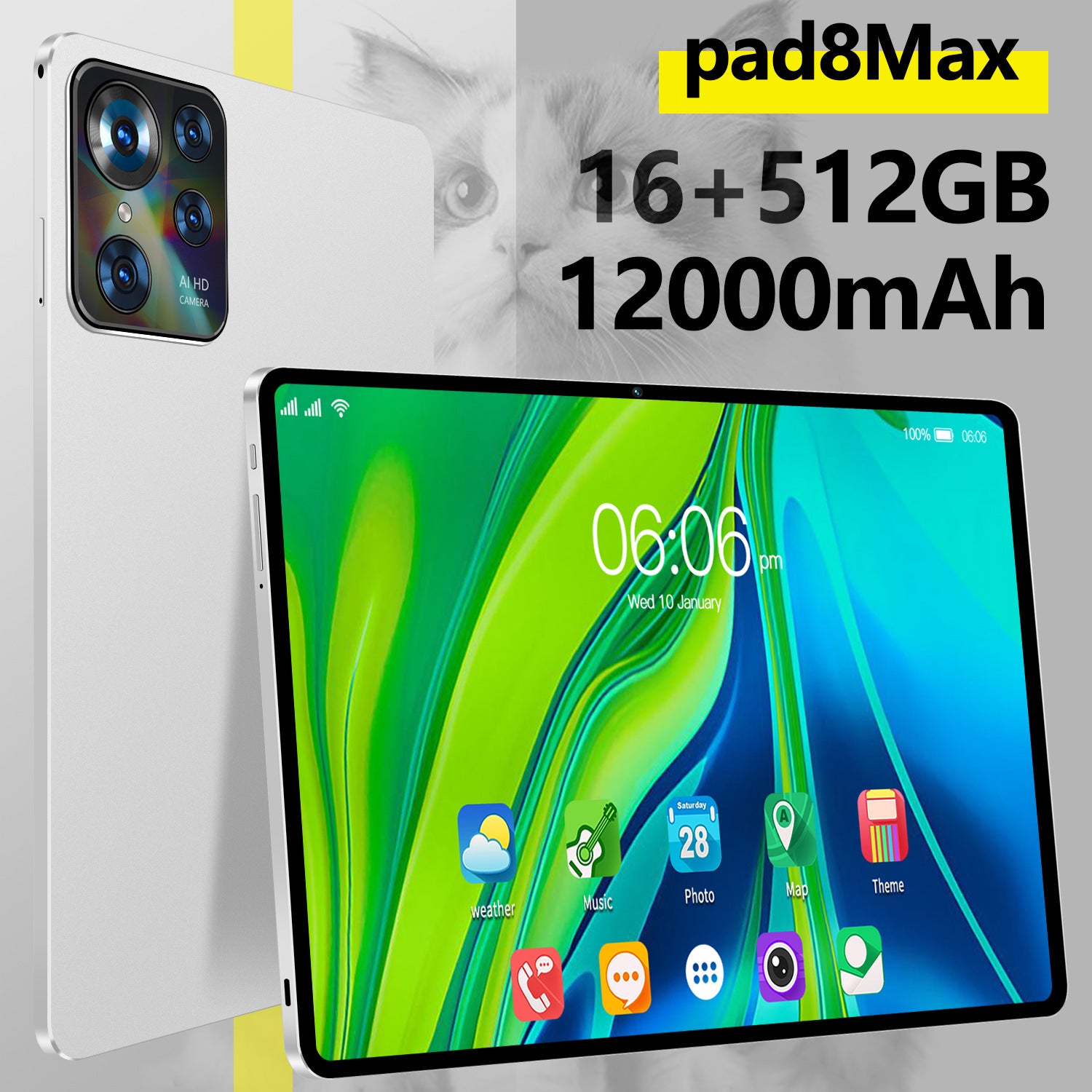 10.1" Smart Tablet — Google Edition, 9hr Battery