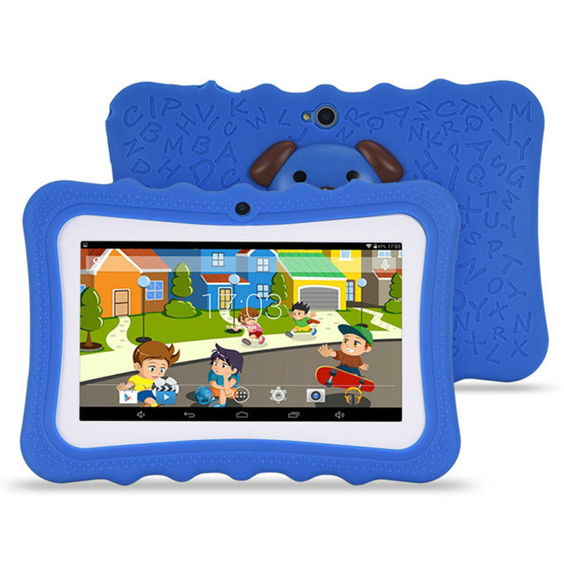 7" A33 Quad-Core Kinder-Tablet – Bluetooth, inklusive Hülle, 4 Farben