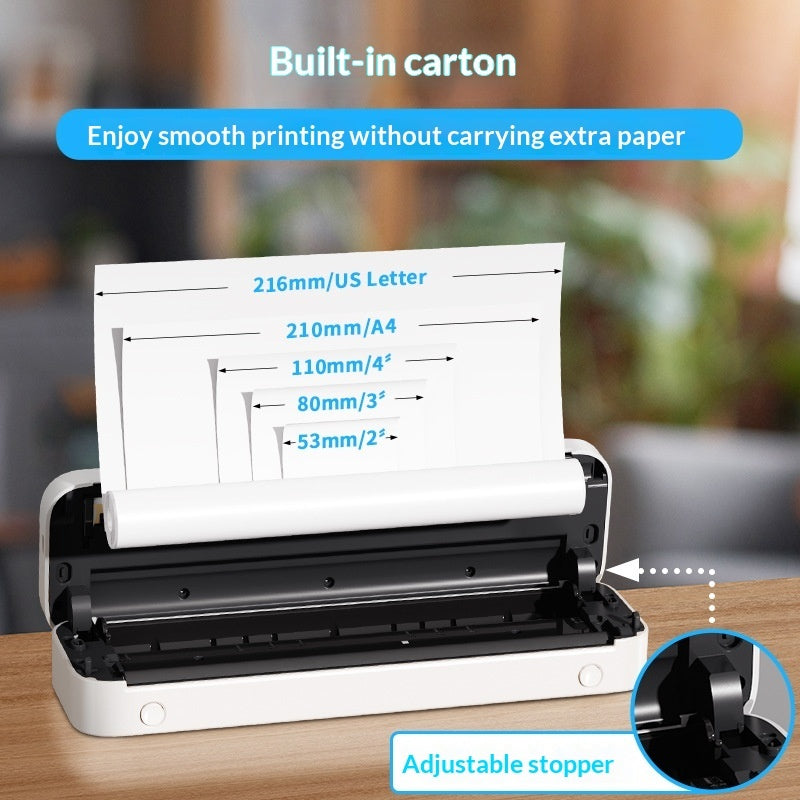 M835 Tragbarer A4 Thermodrucker – Bluetooth, USB-C, Tintenlos
