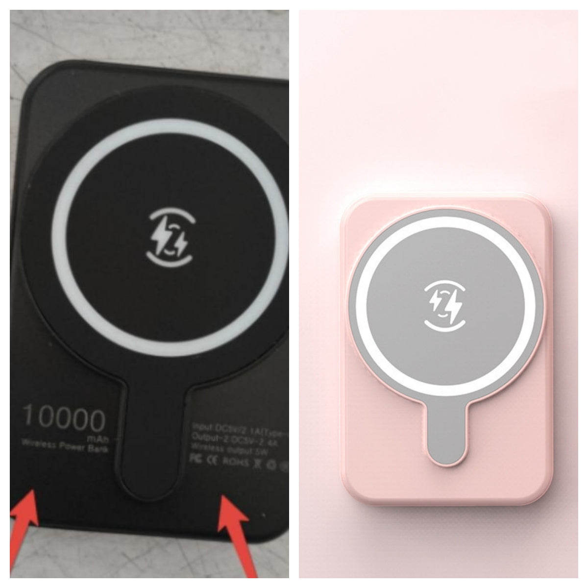 Mini magnetische kabellose Powerbank – 5000 mAh/10000 mAh, Schnellladung, MagSafe-kompatibel