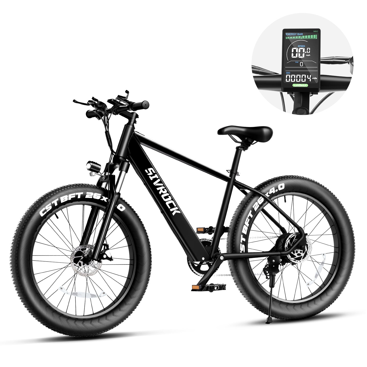 1000W Electric Bike — Fat Tire, 48V Battery
