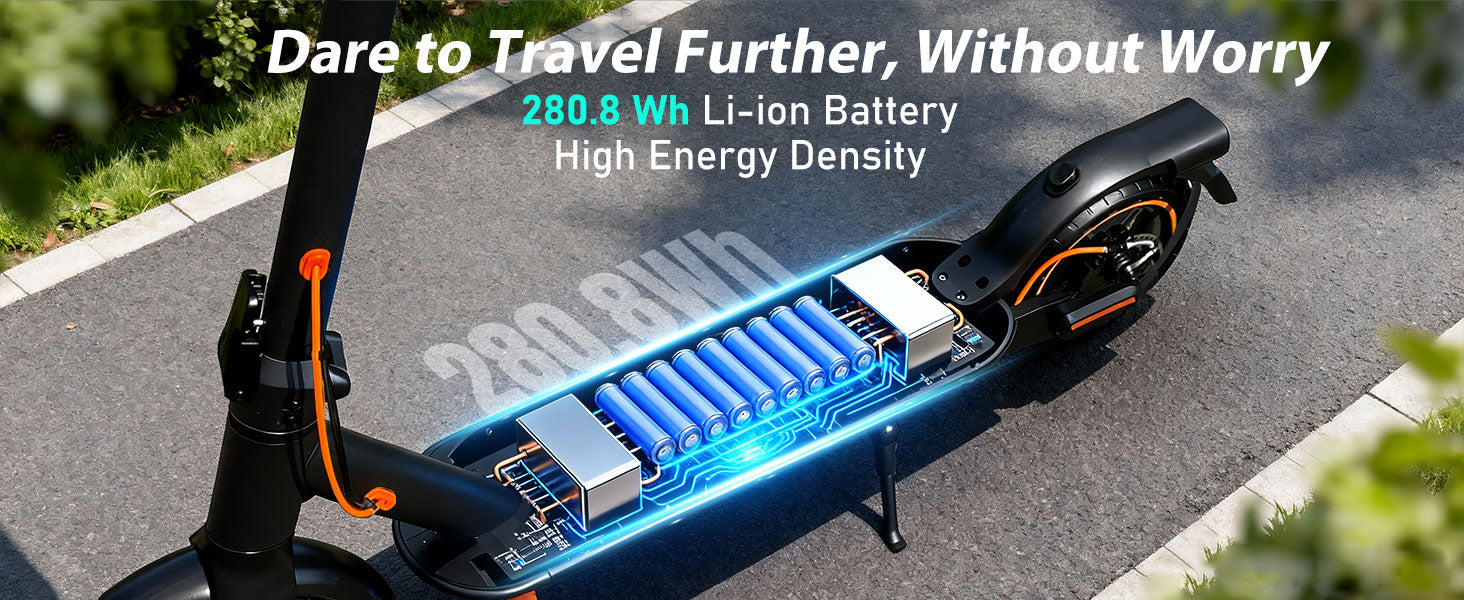 TODIMART T3 Folding Electric Scooter, 25-35km, Ultra-Light Electric Scooters Adults, 36V 7.8Ah Battery, 350W Peak Motor,App City