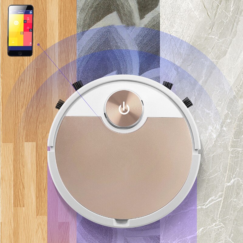 Robot Vacuum Cleaner — Sweep, Drag & Suction