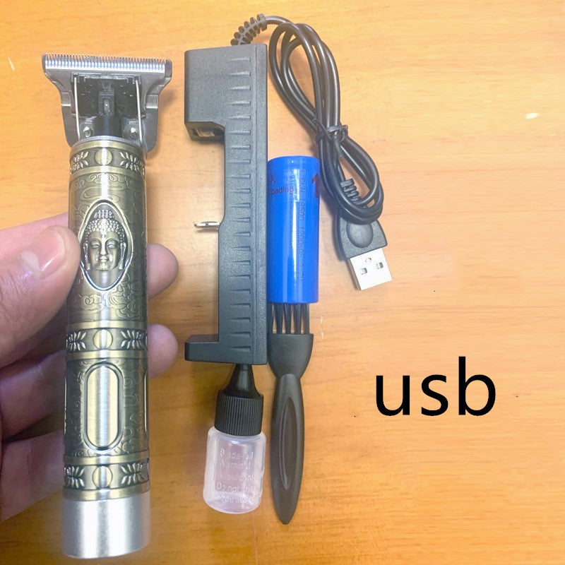 Tondeuse électrique Longfeng pour cheveux et tête d'huile