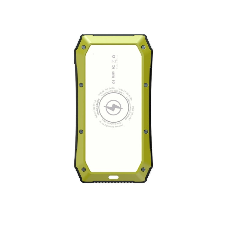 Kabellose Solar-Powerbank mit Taschenlampe – Multi-USB-Ausgang, Telefonzubehör