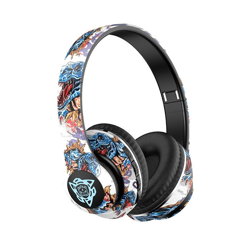 Kabelloses Bluetooth Over-Ear-Headset – 4–8 Std. Akkulaufzeit, ABS, 10 m Reichweite, kreatives Design