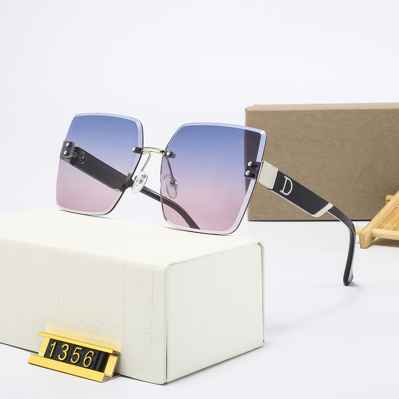Fashion Luxury Rimless Sunglasses | Teckeleck UK