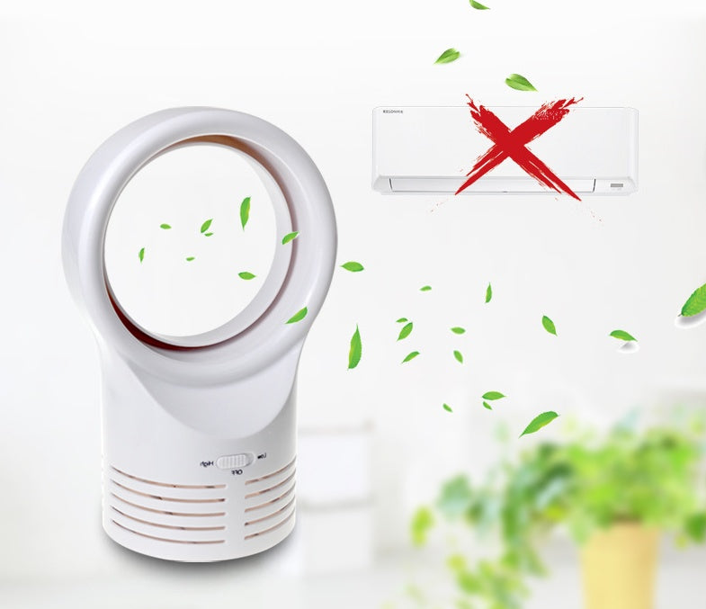 Mini Bladeless Fan — Quiet, Compact Design
