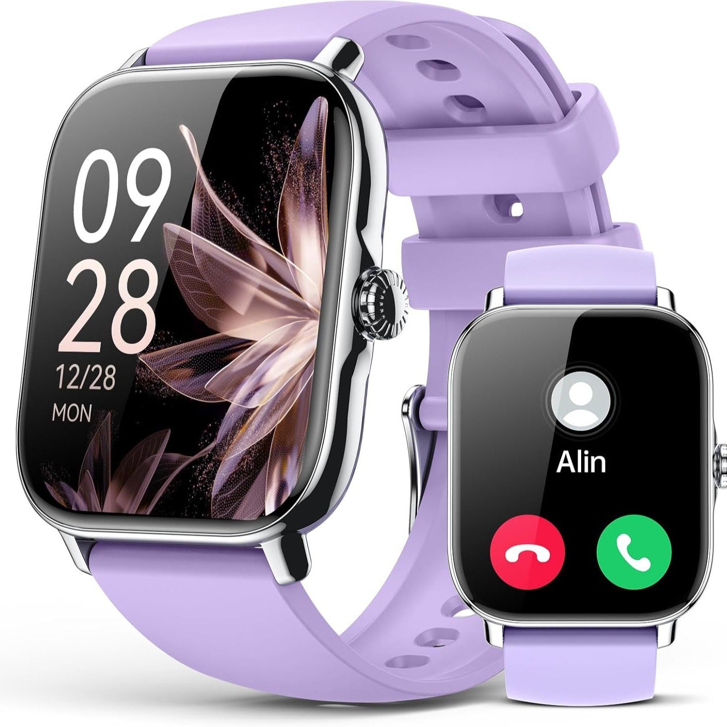 P72 Montre intelligente avec test du sommeil, fréquence cardiaque et appels Bluetooth