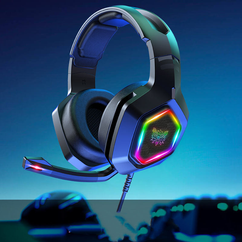 Kabelgebundenes Gaming-Headset – 50-mm-Treiber, 3,5 mm, geflochtenes Kabel, Rauschunterdrückung, 2,2 m