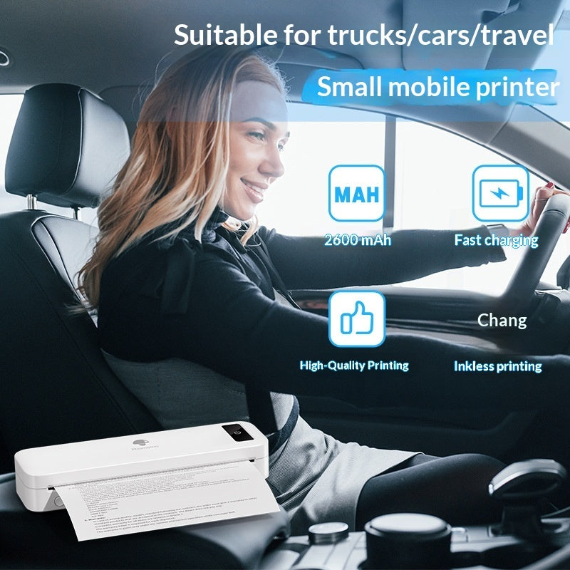 M835 Tragbarer A4 Thermodrucker – Bluetooth, USB-C, Tintenlos