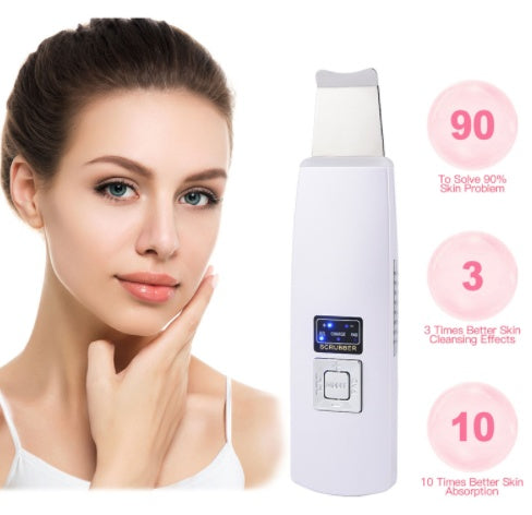 Ultrasonic Skin Scrubber — Blackhead Removal, Spa Care