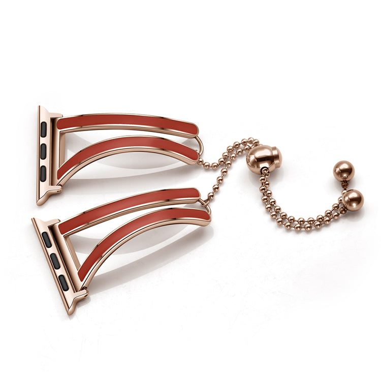 Convient Pour Bracelet de Montre Femme en Acier Inoxydable Or Rose
