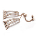 Geeignet für Uhrenarmband Damen Roségold Edelstahl