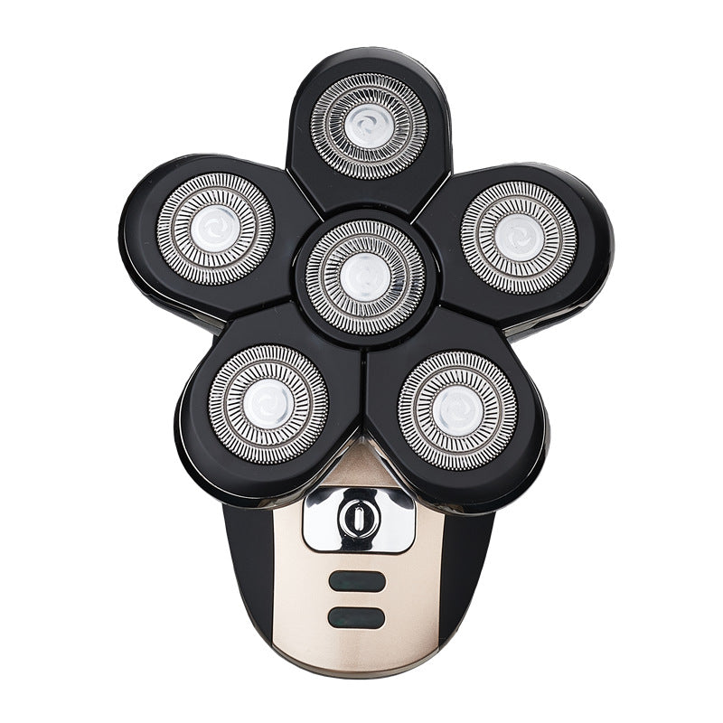 5-Head Electric Shaver — Waterproof, USB Rechargeable