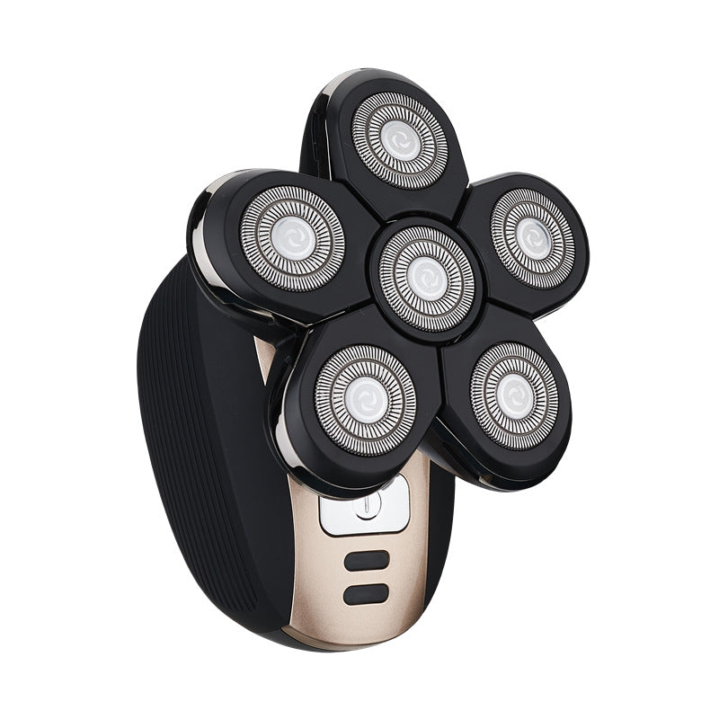5-Head Electric Shaver — Waterproof, USB Rechargeable