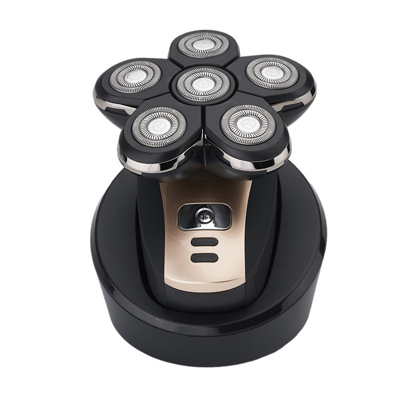 5-Head Electric Shaver — Waterproof, USB Rechargeable
