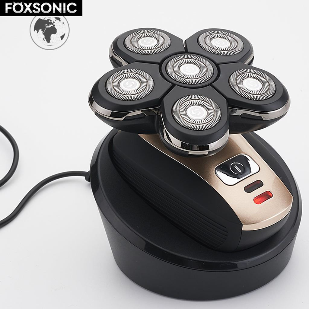 5-Head Electric Shaver — Waterproof, USB Rechargeable
