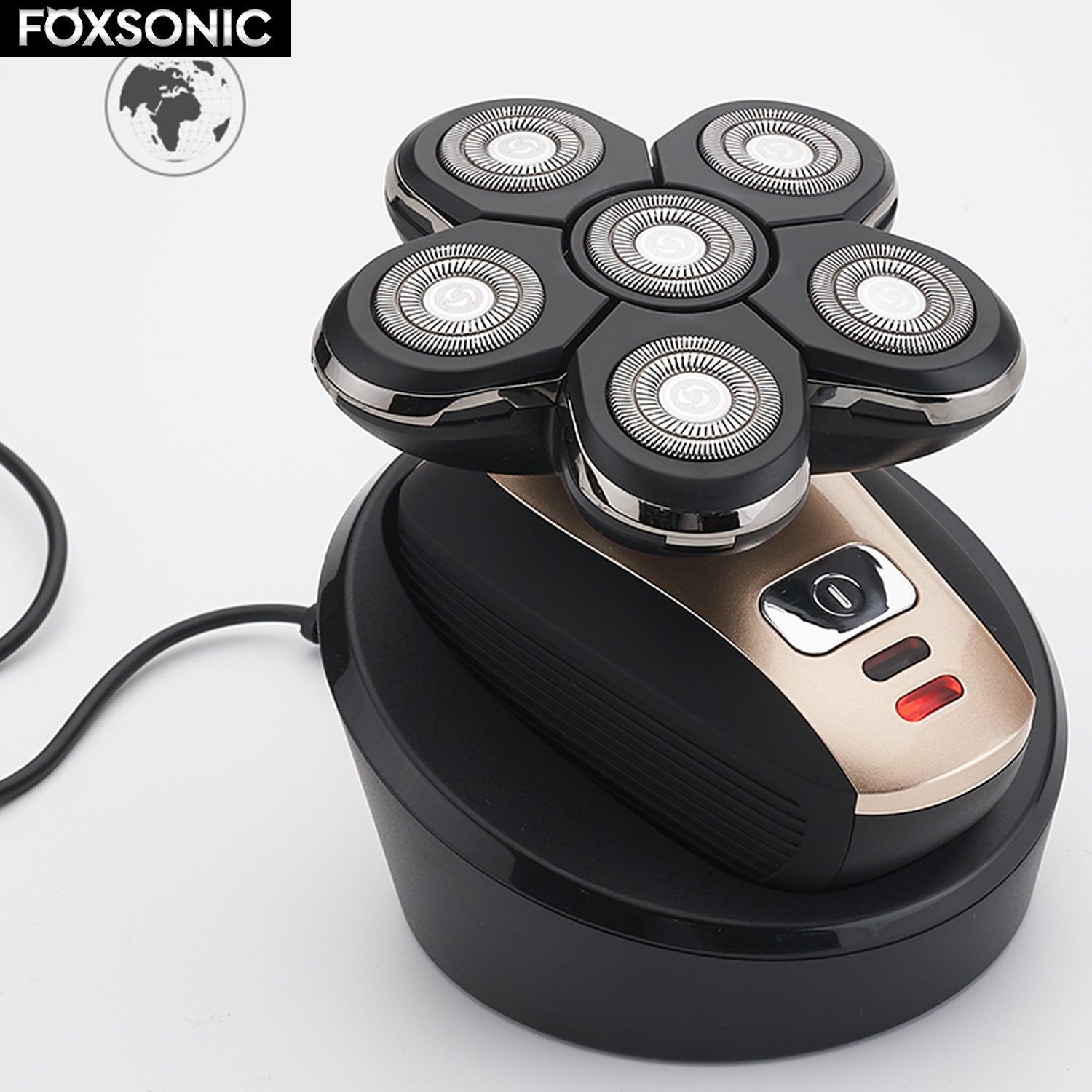 5-Head Electric Shaver — Waterproof, USB Rechargeable