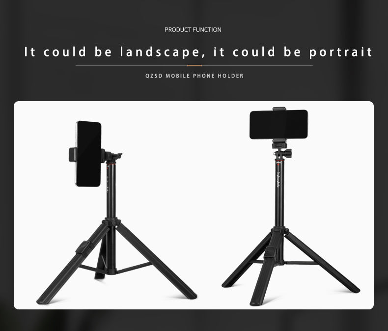 Selfie Tripod Stand — Bluetooth, 360° Rotation