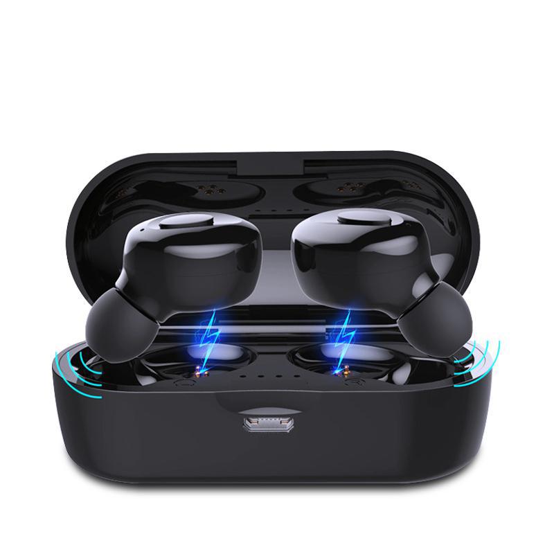 Écouteurs de sport sans fil – Bluetooth 5.0, NFC, étanches, commande vocale, portée de 20 m