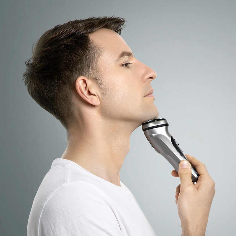 3-Head Electric Shaver — USB Rechargeable, Washable