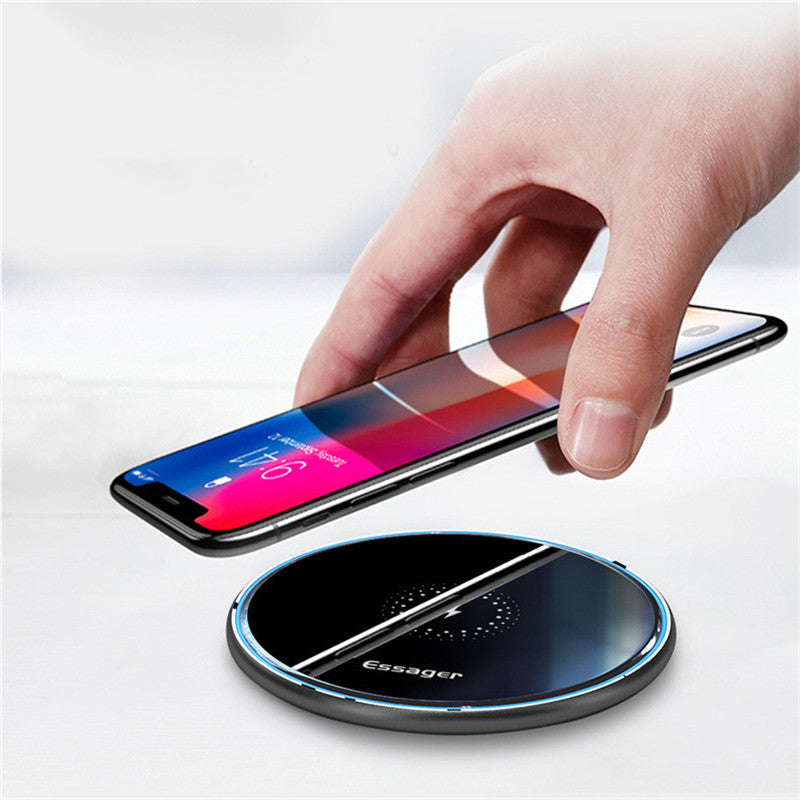 Qi Wireless Charger — Aluminium Alloy, Fast Charge