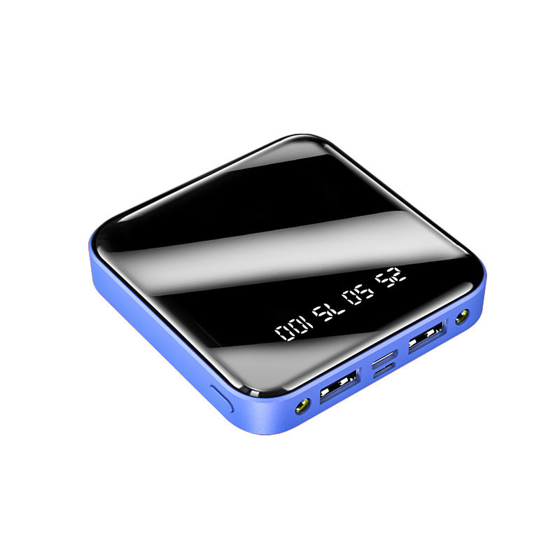 Mini Powerbank 20000mAh – Tragbares Spiegel-Digitaldisplay, Multi-USB-Ausgang