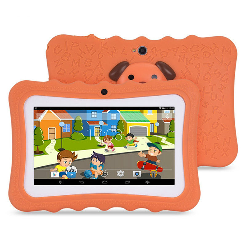 7" A33 Quad-Core Kinder-Tablet – Bluetooth, inklusive Hülle, 4 Farben