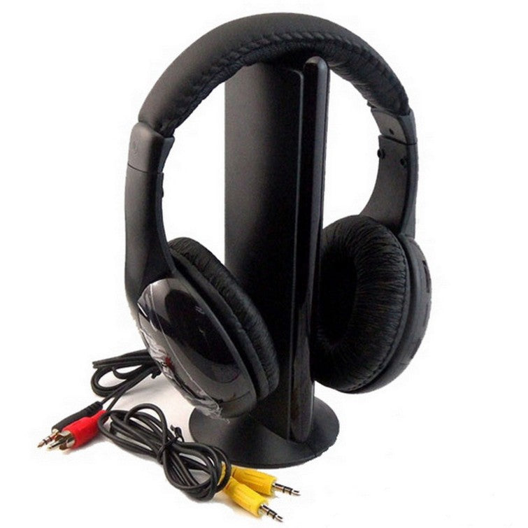 Casque TV sans fil Bluetooth – 105 dB, cuir PU, 30–16000 Hz, 3,5 mm