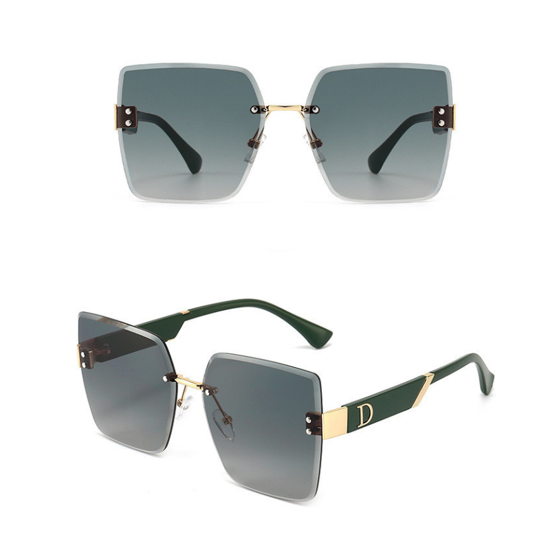 Fashion Luxury Rimless Sunglasses | Teckeleck UK