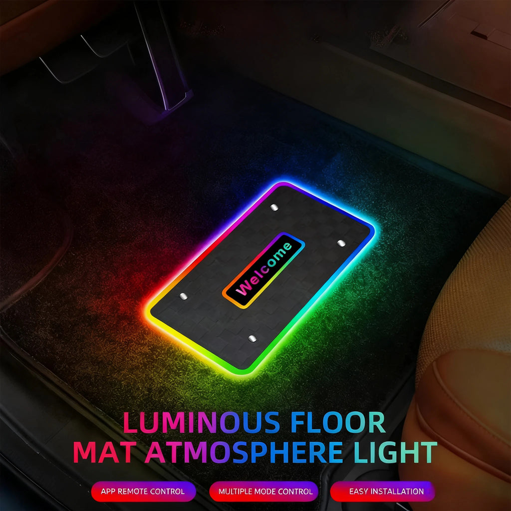 Personalized Car Floor Mat Light | Teckeleck UK