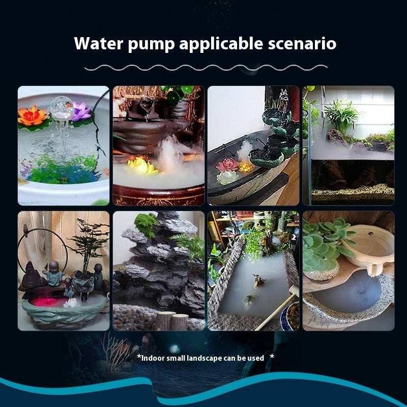Fountain Pump — USB Powered, Quiet Operation