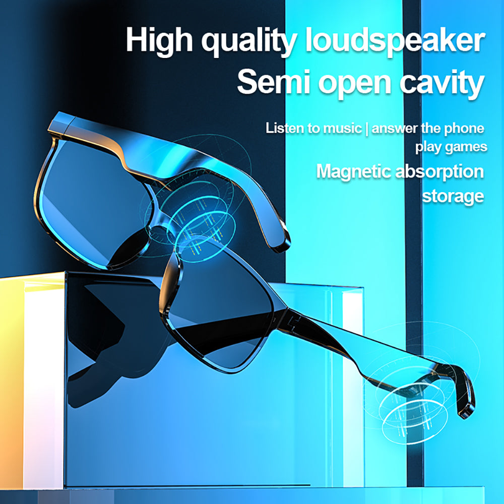 Bluetooth 5.0 Sport-Sonnenbrille – Wasserdicht, Open-Ear, Freisprechfunktion, 6–8 Std. Akkulaufzeit