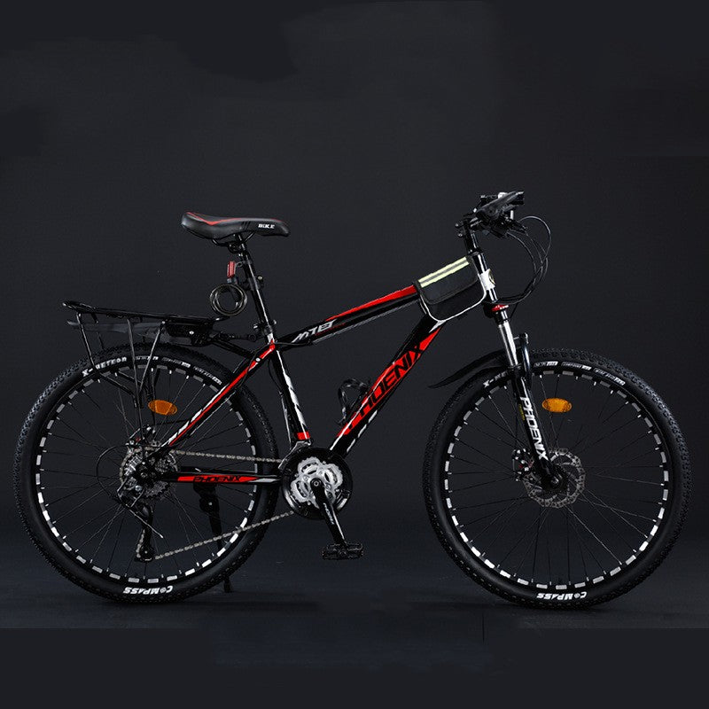 Mountainbike mit variabler Dämpfung