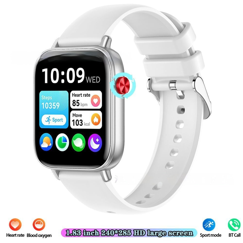 Montre intelligente, podomètre mobile, surveillance de la fréquence cardiaque, appels Bluetooth, écran tactile 169, bracelet intelligent