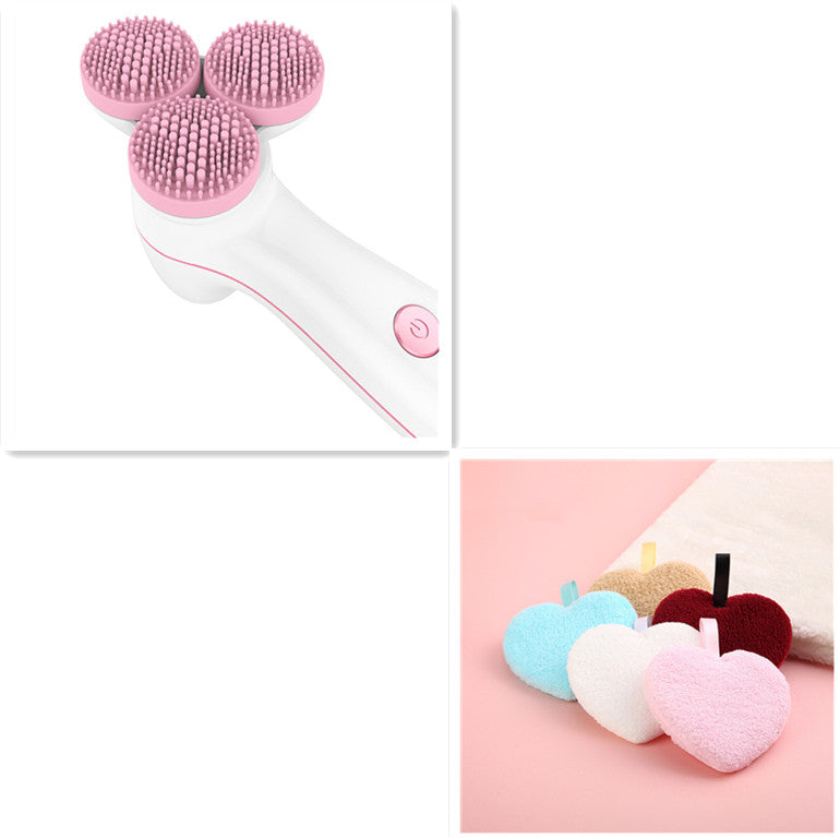 Nettoyant Masseur Intelligent 3D, Nettoyant Électrique, Nettoyant Visage Électrique en Silicone