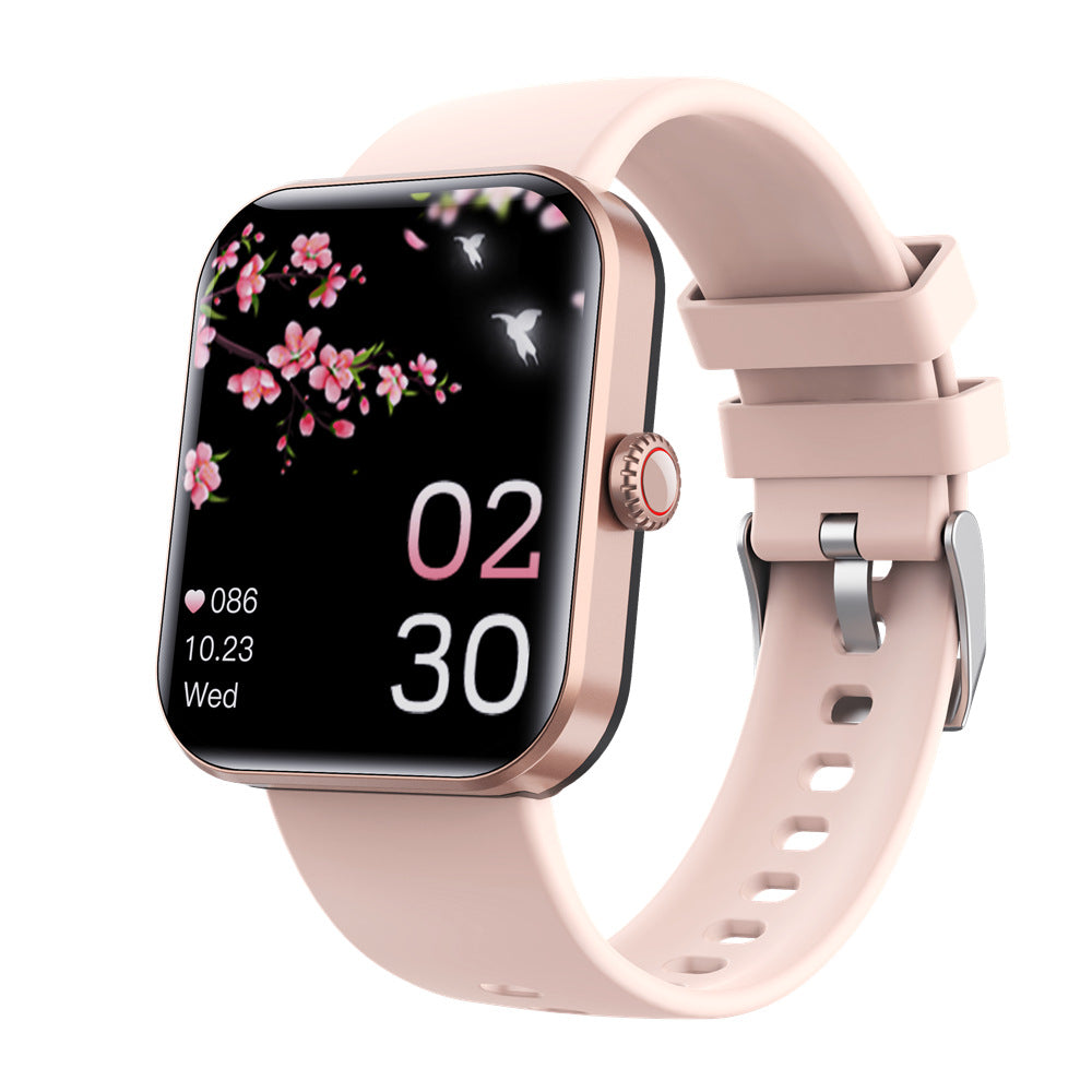 Montre connectée F57L pour hommes et femmes avec surveillance en temps réel de la glycémie, de la fréquence cardiaque et calibrage de la VRC