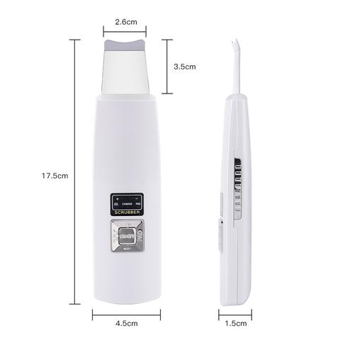 Ultrasonic Skin Scrubber — Blackhead Removal, Spa Care