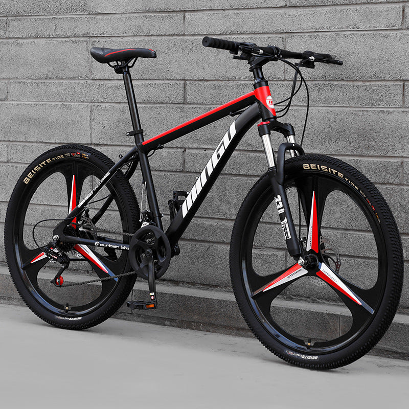 Vélo tout terrain VTT 24 26 pouces Freins à disque Amorti Vélo homme et femme Vitesse variable