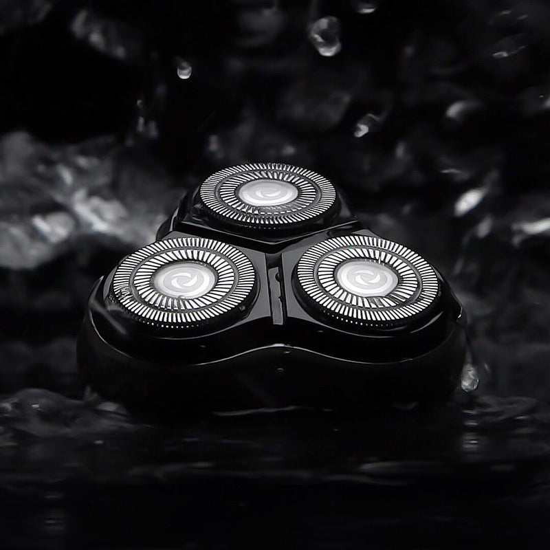 3-Head Electric Shaver — USB Rechargeable, Washable