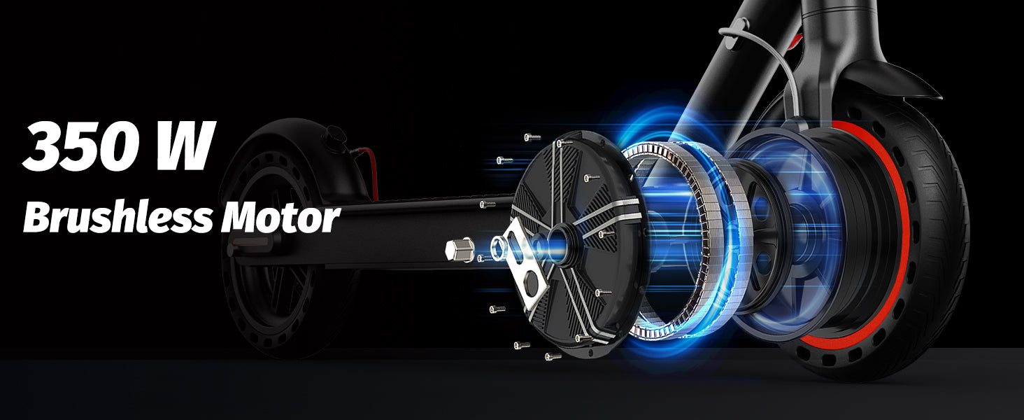 TODIMART T3 Folding Electric Scooter, 25-35km, Ultra-Light Electric Scooters Adults, 36V 7.8Ah Battery, 350W Peak Motor,App City