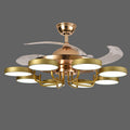 Moderner nordischer Deckenventilator mit LED-Licht – 72W, 42 Zoll, 8 Flügel, Fernbedienung, 3-Farben-Dimmung