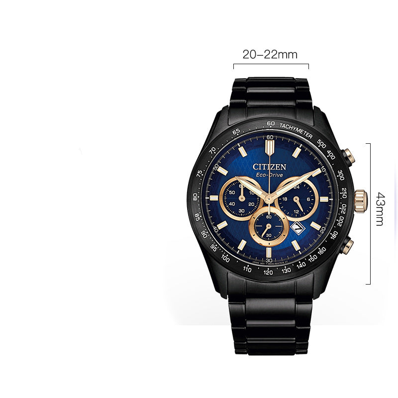 Eco-Drive Watch — Solar Quartz, Stainless Steel