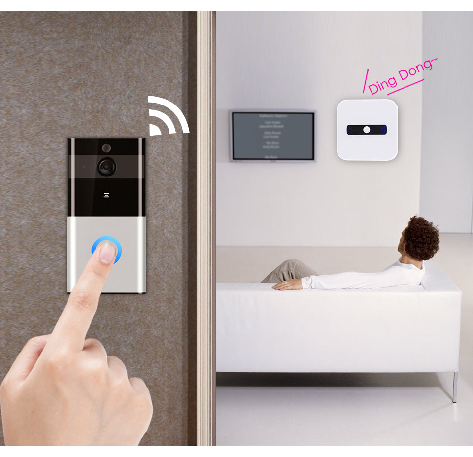 Marlboze Video Doorbell — 720P, PIR Motion Detection