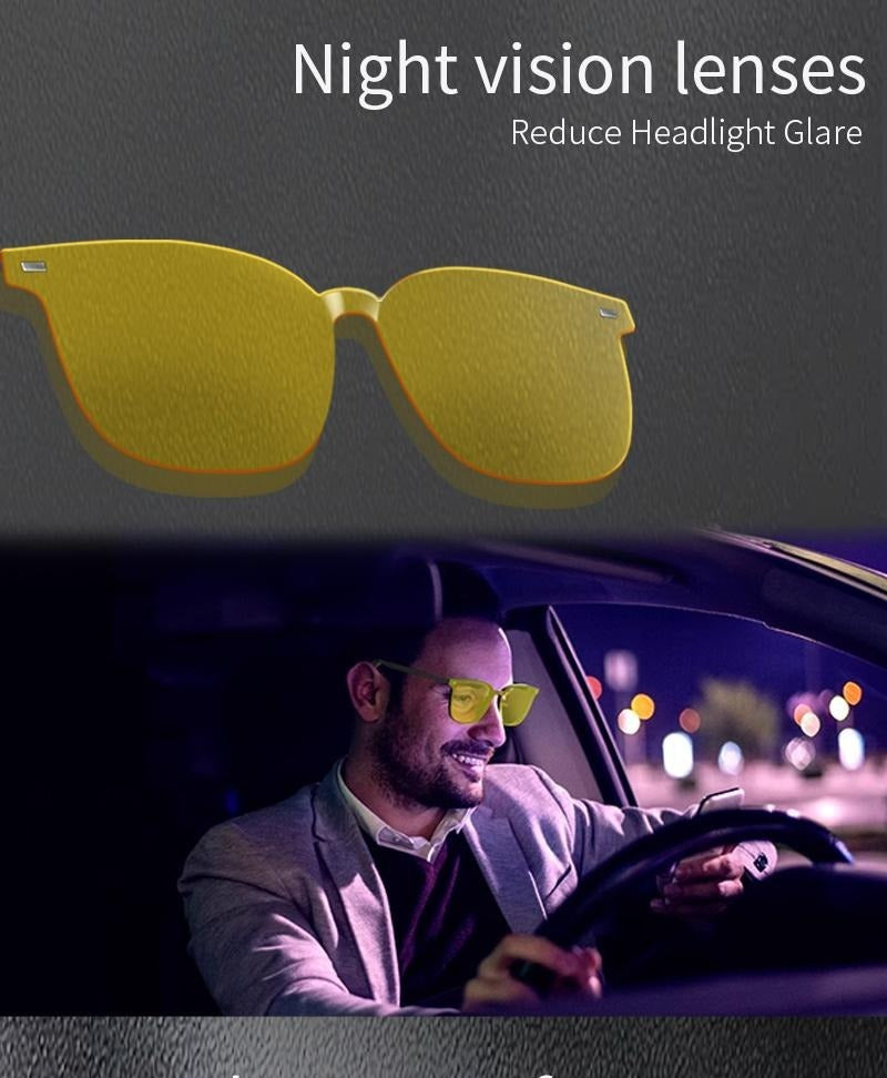 AI Bluetooth Glasses — Interchangeable Lenses, Open-Ear