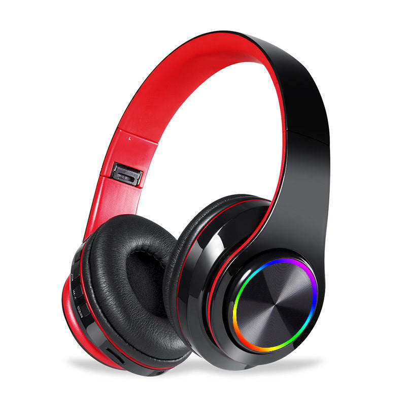 Beleuchteter faltbarer Bluetooth-Kopfhörer B39 – 40mm, 8–12 Std., 400 mAh, Geräuschunterdrückung Mikrofon