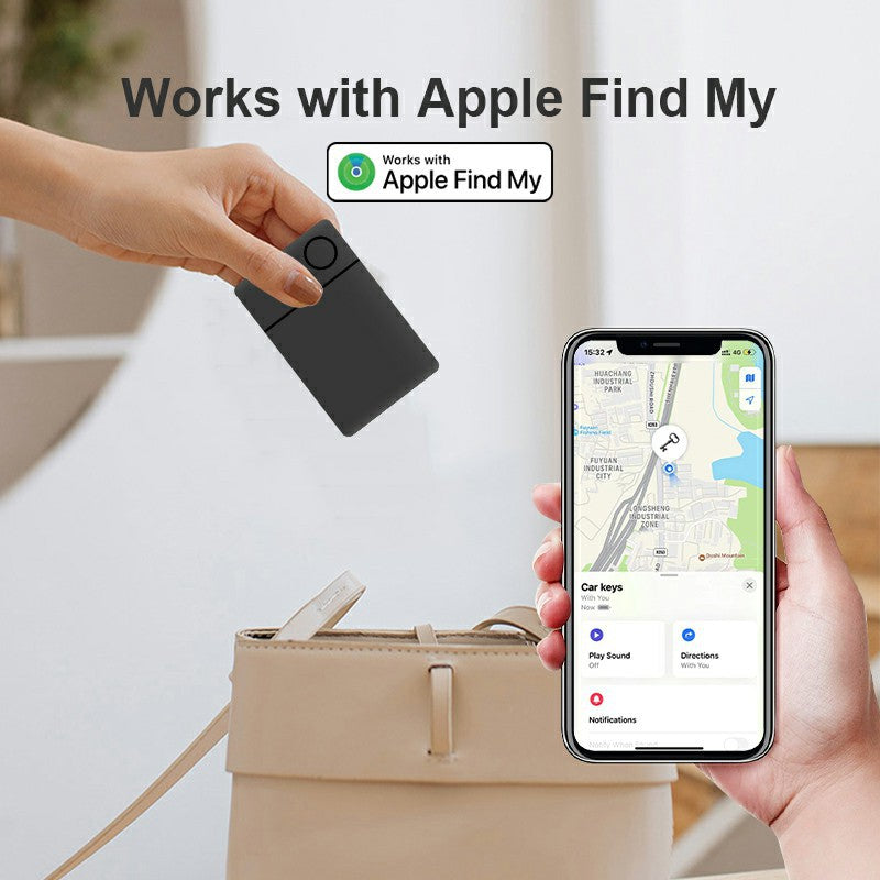 Bluetooth Card Tracker — Wallet Fit, Apple Compatible